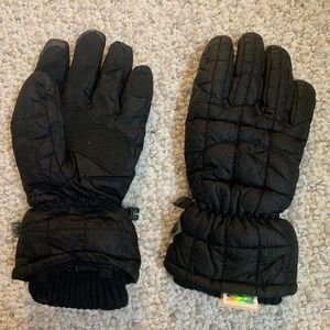 North face puffy gloves